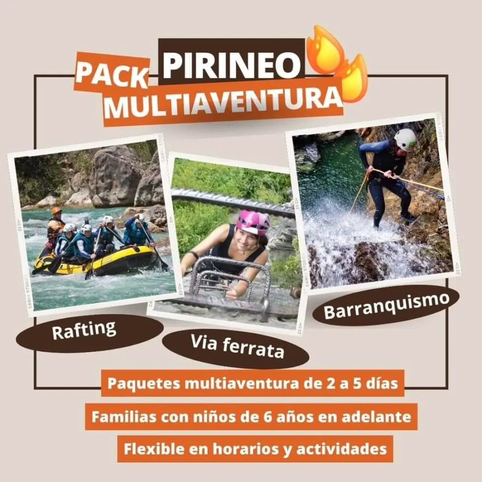 Pack Pirineo MultiAventura